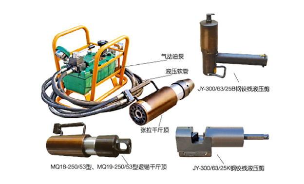 氣動錨索張拉機具